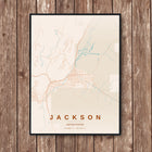 Jackson Map Art Print - Wall Print | Personalised Gift