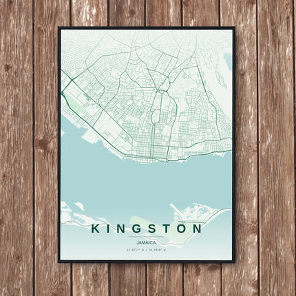 Kingston Map Art Print - Wall Print | Personalised Gift
