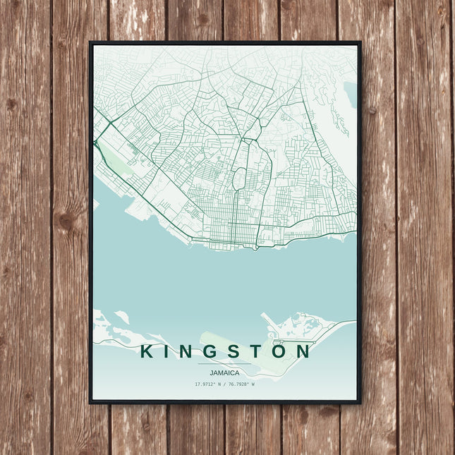 Kingston Map Art Print - Wall Print | Personalised Gift