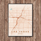 Las Vegas Map Art Print - Wall Print | Personalised Gift