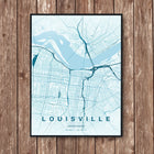 Louisville Map Art Print - Wall Print | Personalised Gift
