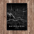Melbourne Map Art Print - Wall Print | Personalised Gift