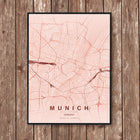 Munich Map Art Print - Wall Print | Personalised Gift
