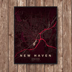 New Haven Map Art Print - Wall Print | Personalised Gift