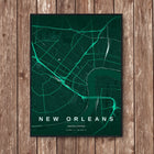 New Orleans Map Art Print - Wall Print | Personalised Gift
