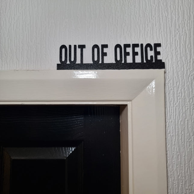 Out Of Office Door Topper Out Of Office Door topper, shelf decor, wall decor, quirky home 