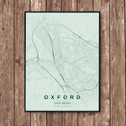 Oxford Map Art Print - Wall Print | Personalised Gift