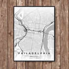 Philadelphia Map Art Print - Wall Print | Personalised Gift