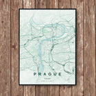 Prague Map Art Print - Wall Print | Personalised Gift