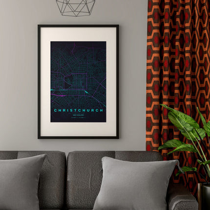 Providence Map Art Print - Alternative Angle View