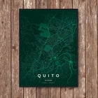 Quito Map Art Print - Wall Print | Personalised Gift