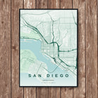 San Diego Map Art Print - Wall Print | Personalised Gift