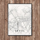 Seoul Map Art Print - Wall Print | Personalised Gift