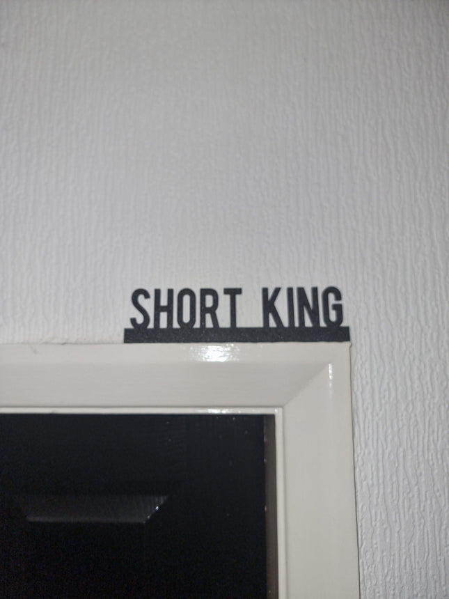 Short King Door Topper - Door Topper | Personalised Gift
