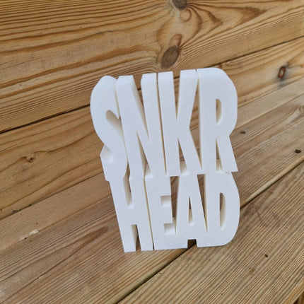 SNKR HEAD Sneakerhead Sign - Alternative Angle View