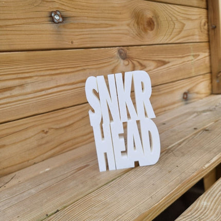 SNKR HEAD Sneakerhead Sign - Alternative Angle View