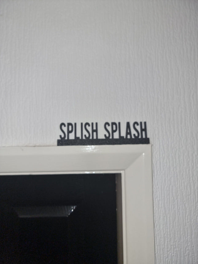 Splish Splash Door Topper - Door Topper | Personalised Gift