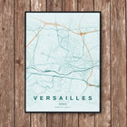 Versailles Map Art Print - Wall Print | Personalised Gift