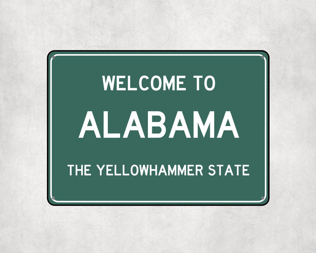 Welcome to Alabama Sign - Sign | Personalised Gift