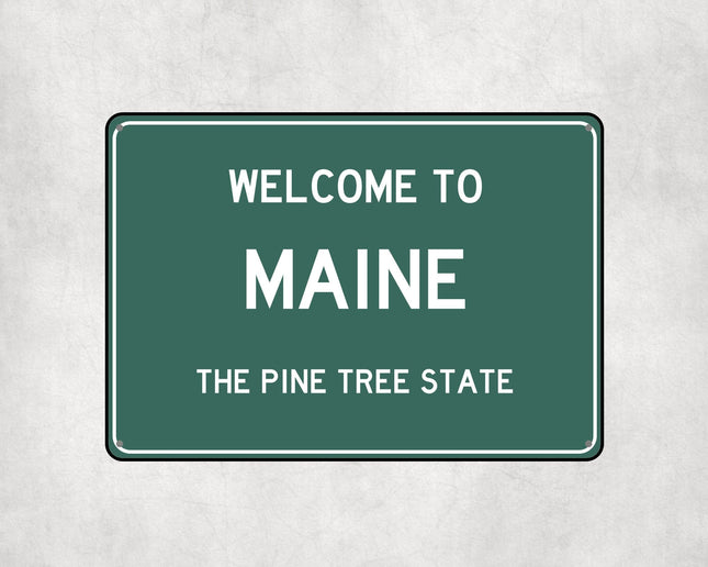 Welcome to Maine Sign - Sign | Personalised Gift